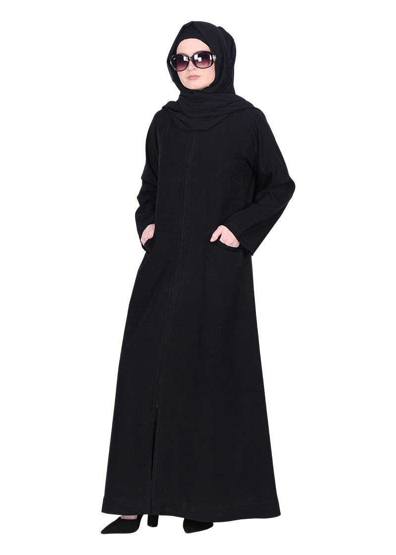 Being Muslims Luxe Veil Chinese Nida Abaya Black