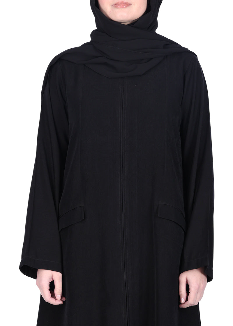 Being Muslims Luxe Veil Chinese Nida Abaya Black