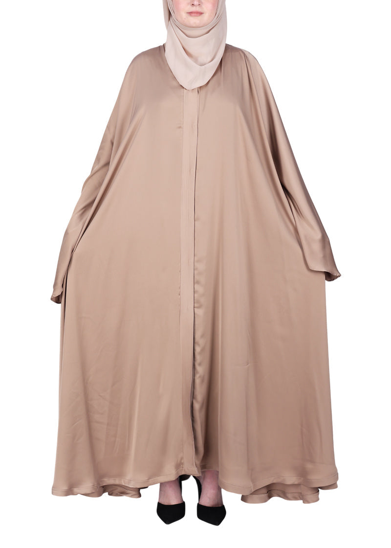 Being Muslims A Line Flowy n Flared Abaya Black