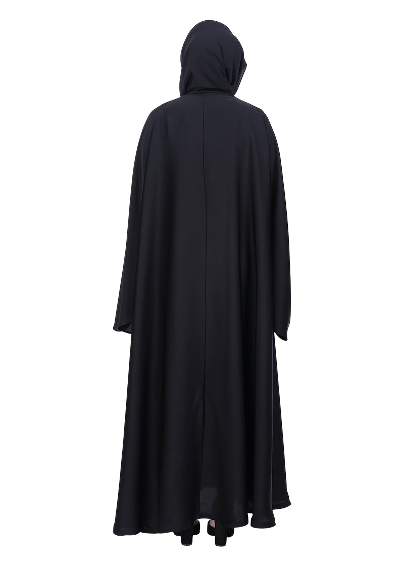 Being Muslims A Line Flowy n Flared Abaya Black