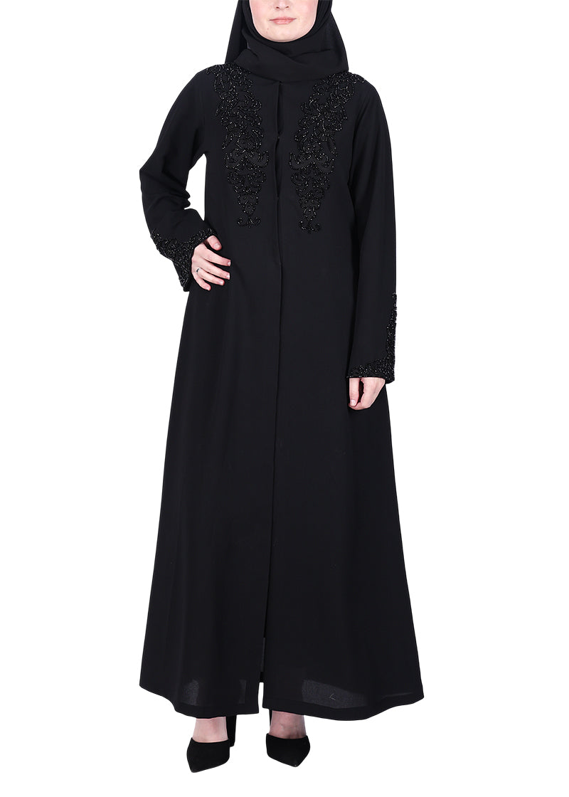 Being Muslims Ultra Luxury Noir Black Abaya Black