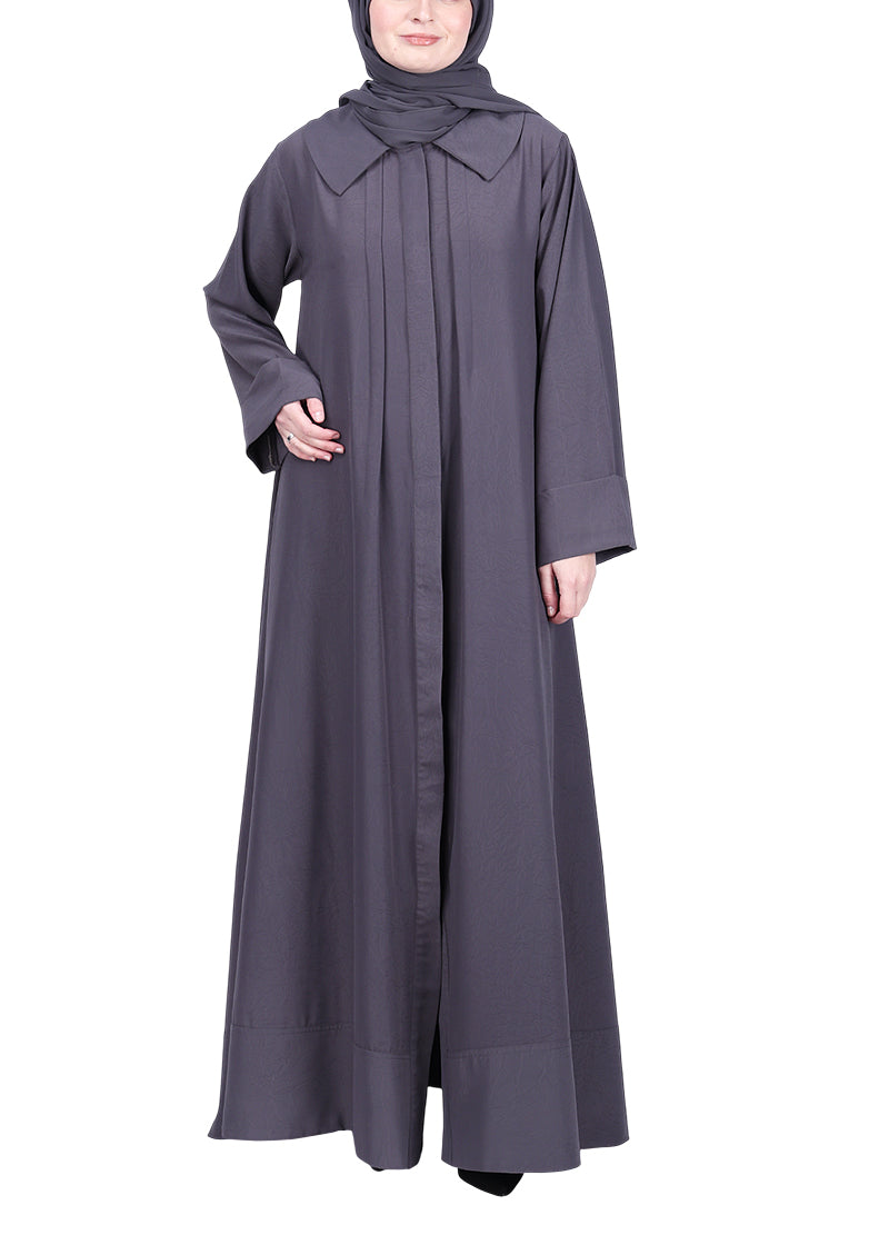 BeingMuslims Modish Designer Abaya. Brown