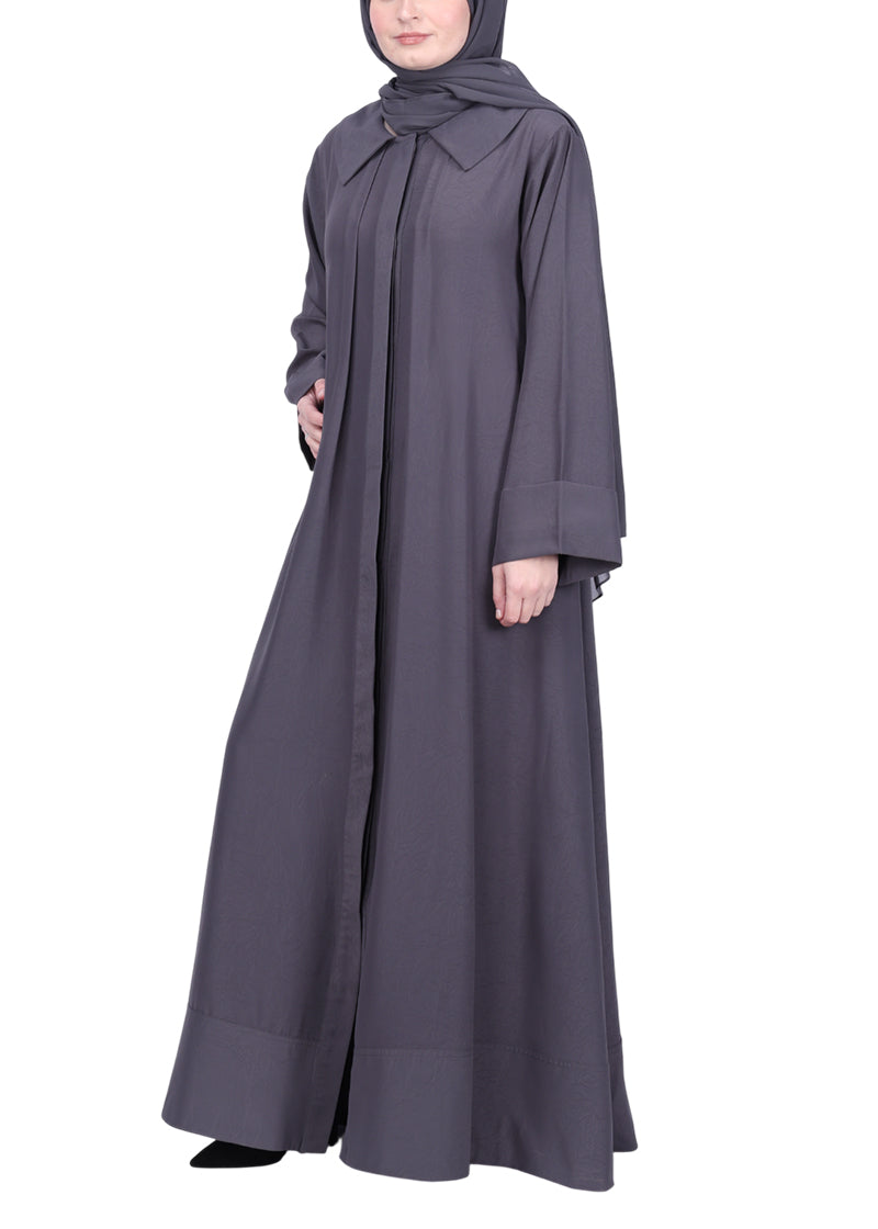 BeingMuslims Modish Designer Abaya. Brown