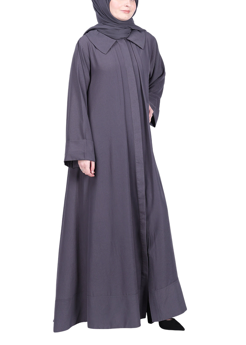 BeingMuslims Modish Designer Abaya. Brown