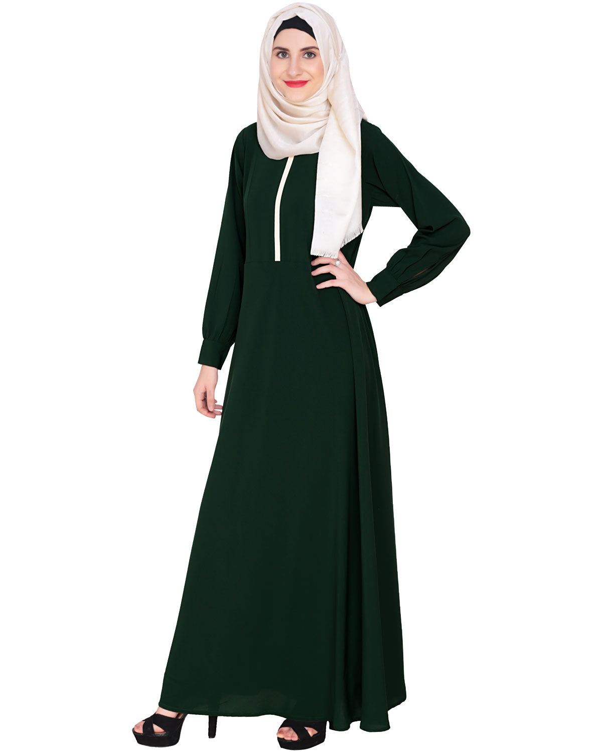 Maxi Dress Abaya Green