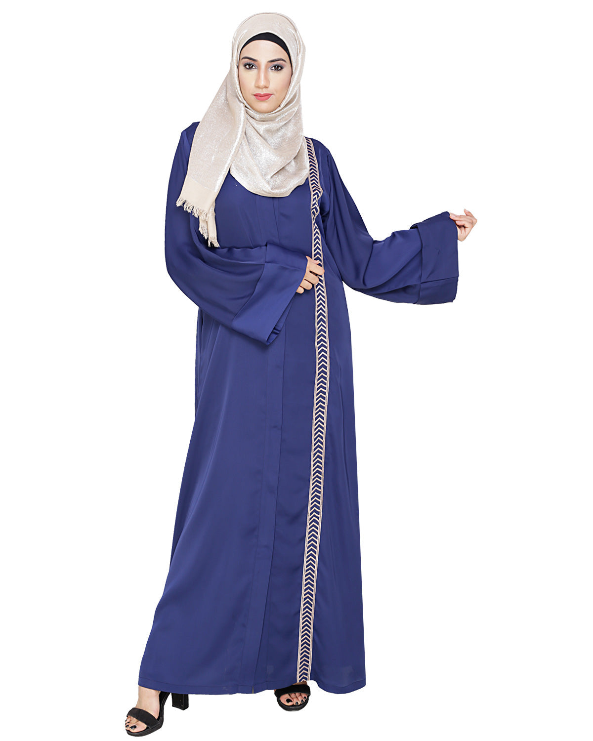 Lofty Dubai Style Abaya Blue