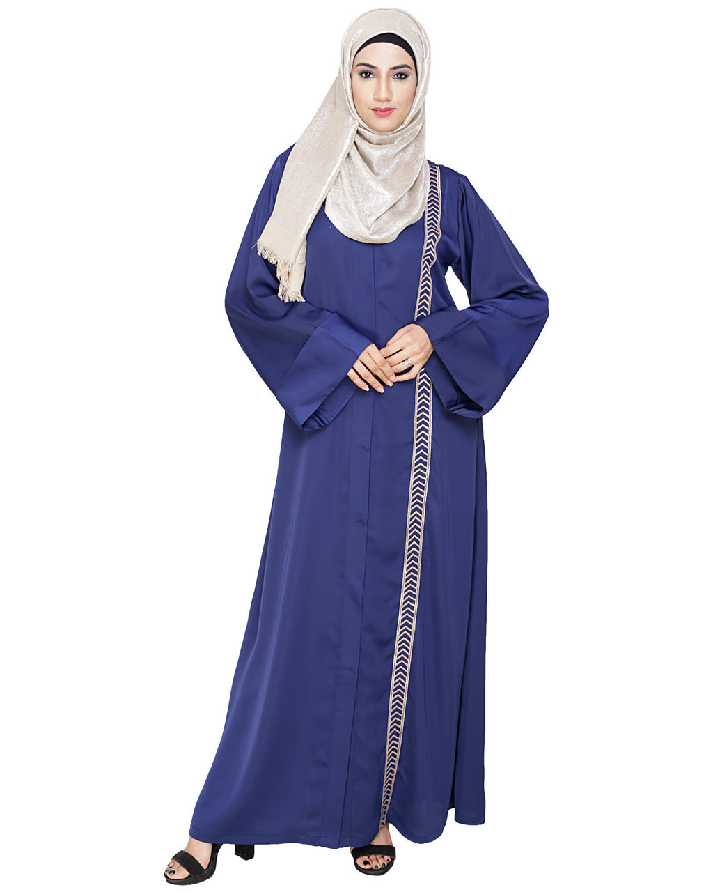 Lofty Dubai Style Abaya Blue