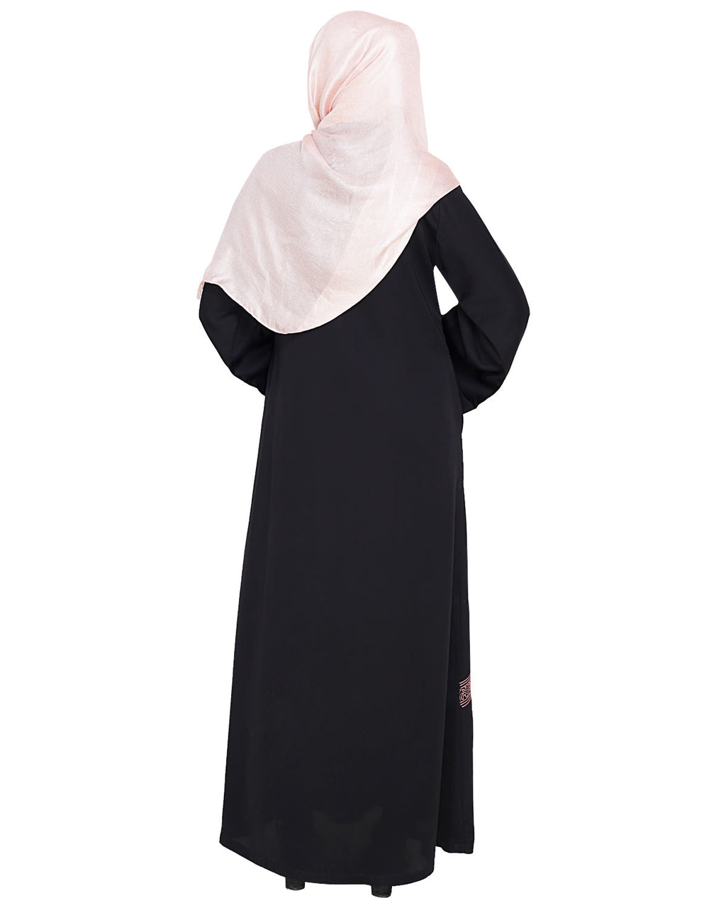 Glinty Dubai Style Abaya Black