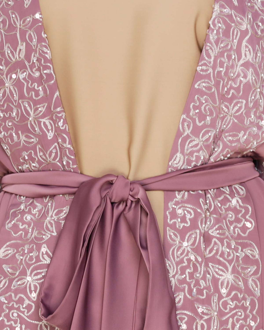 Luxury Dubai Style abaya Onion Pink