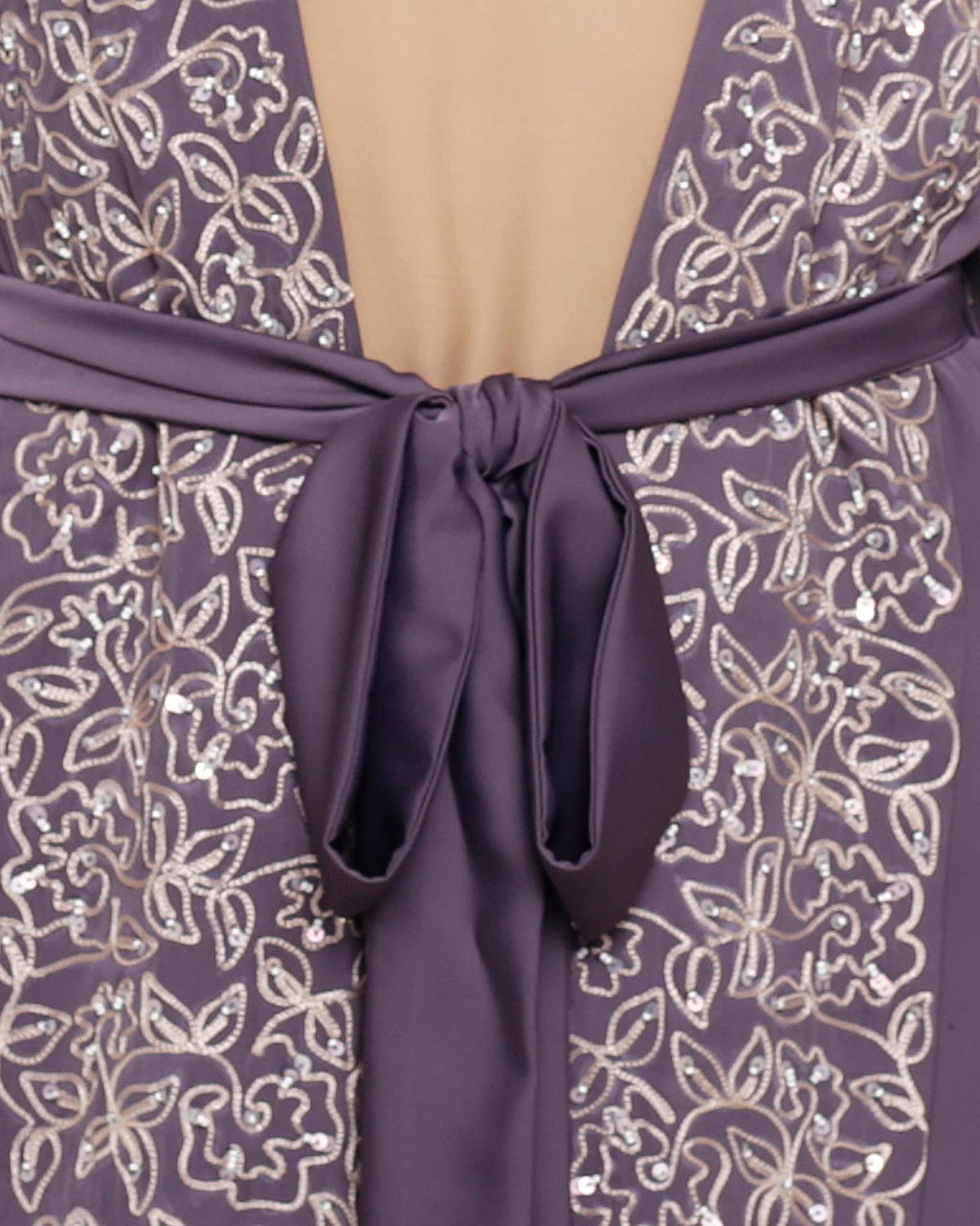 Luxury Dubai Style abaya Purple