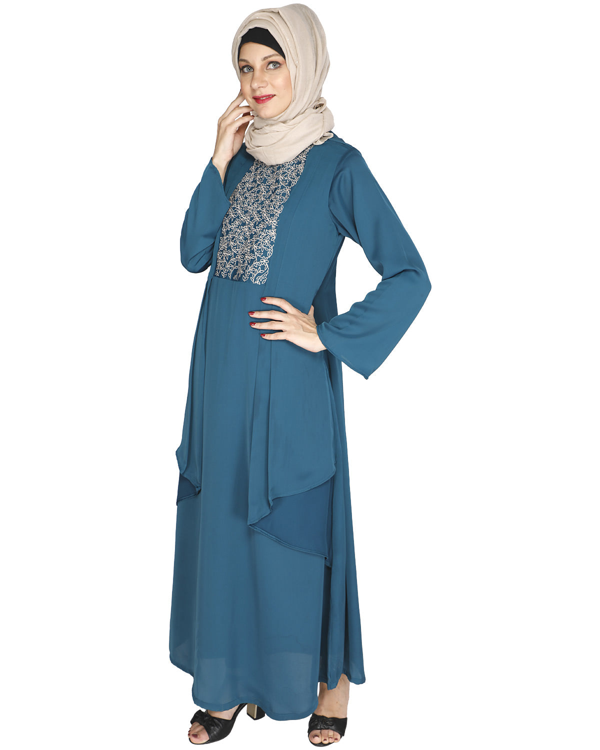 Newfangled Abaya Green