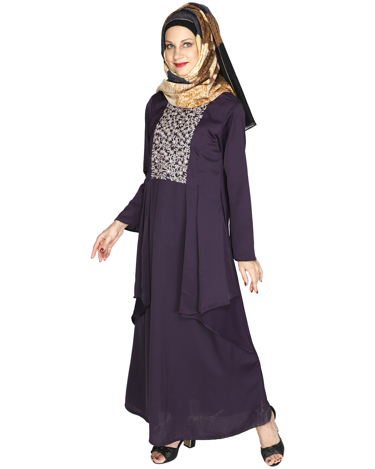 Newfangled Abaya Purple