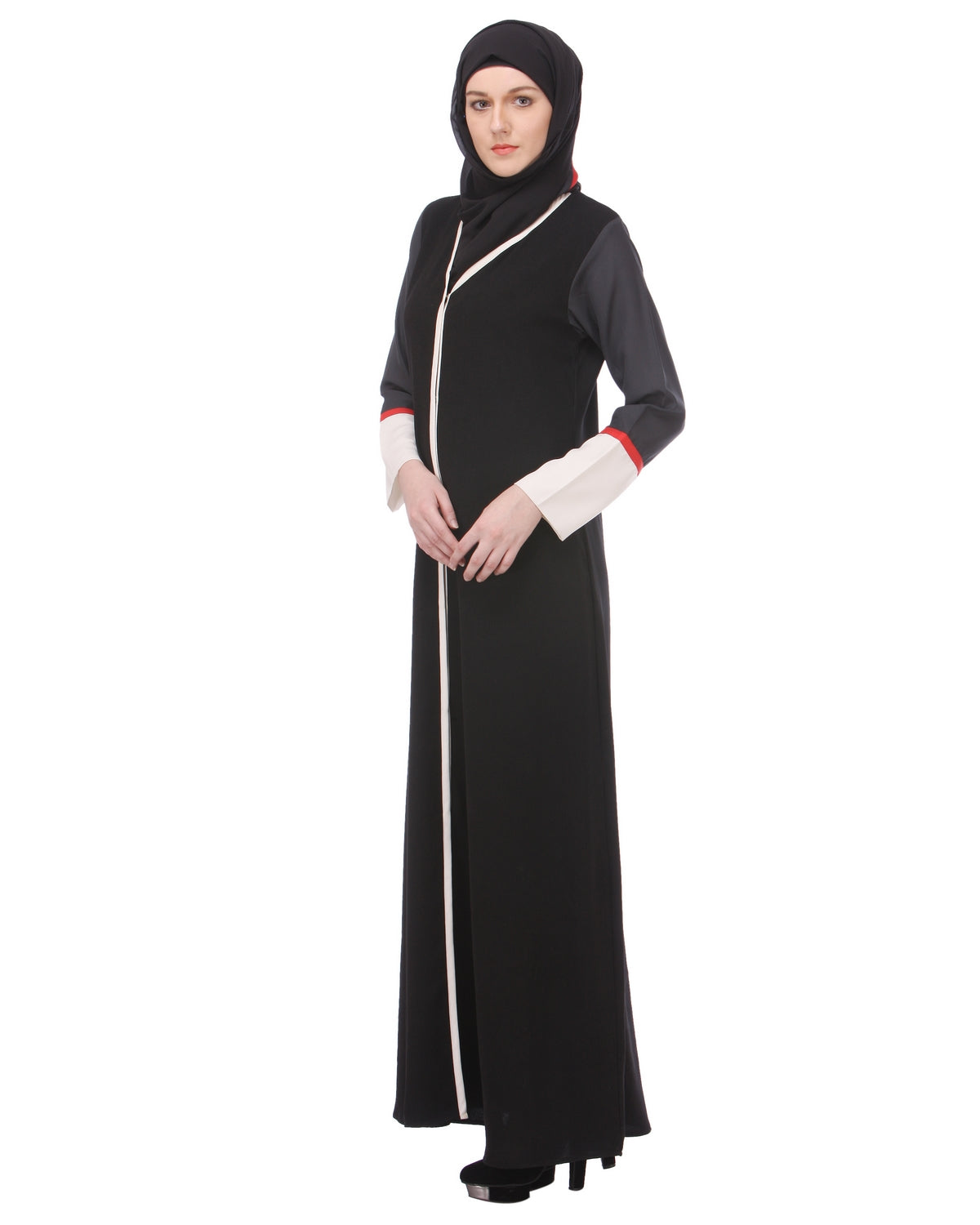 Casual Black Everyday-wear Abaya Black