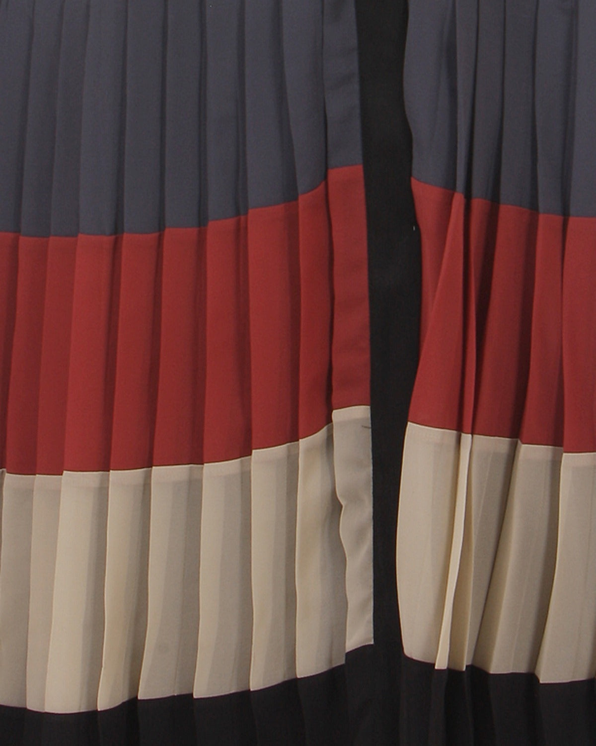 Multi Coloured Pleated Stylish Abaya Black