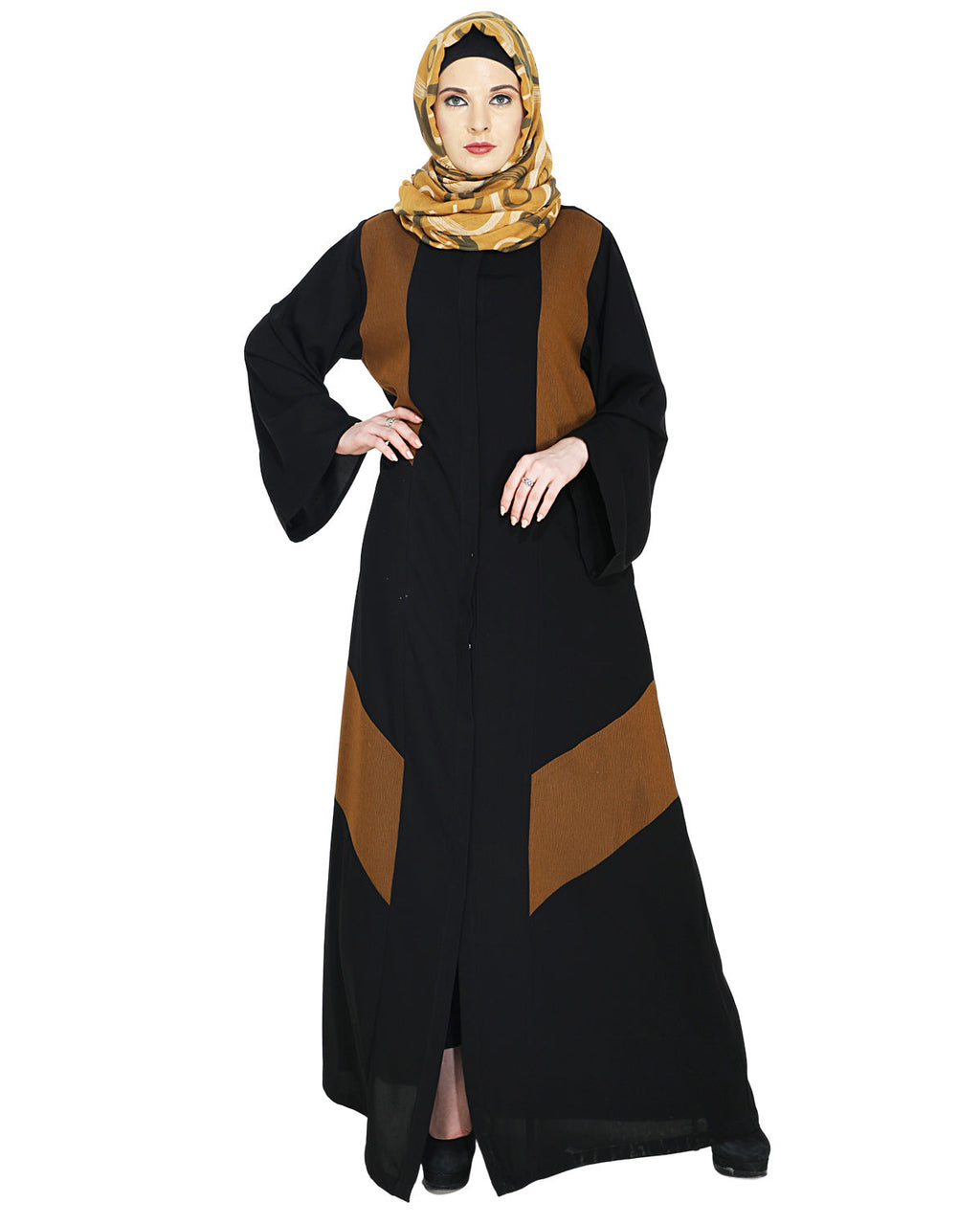 Modest Abaya Stylish Mustard