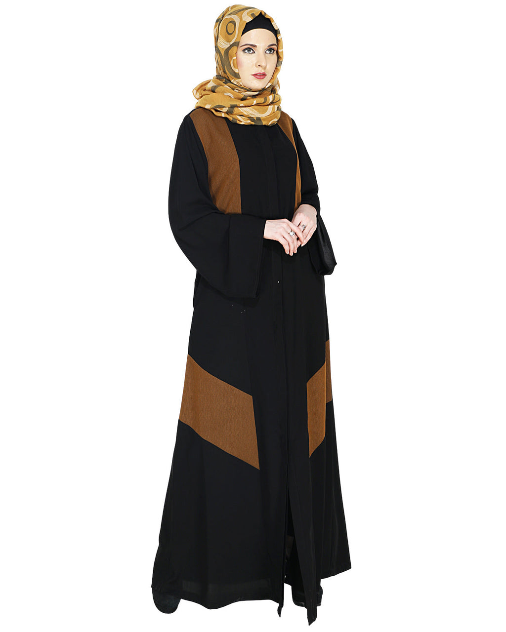 Modest Abaya Stylish Mustard