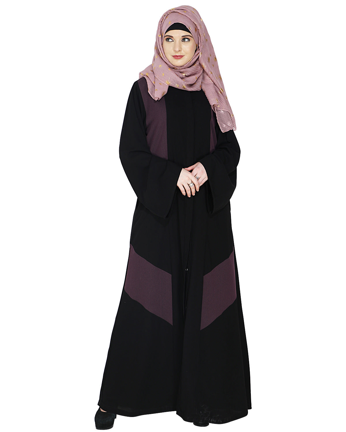 Modest Abaya Stylish Purple