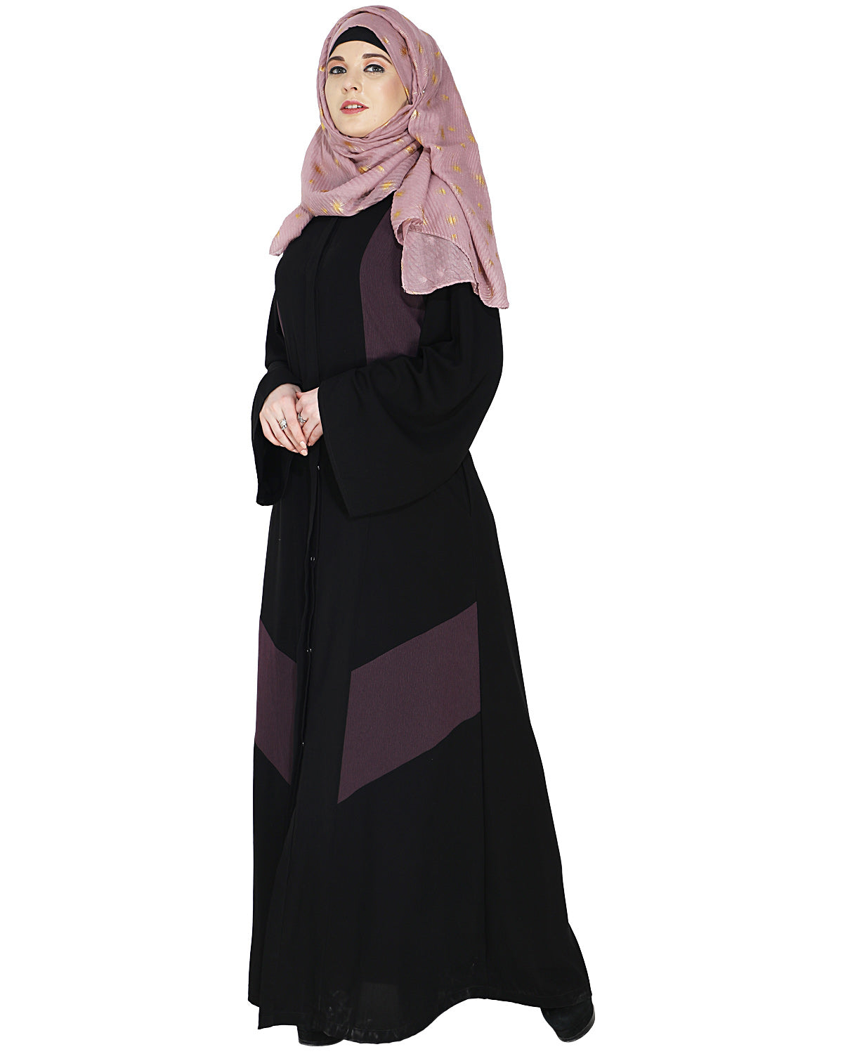 Modest Abaya Stylish Purple