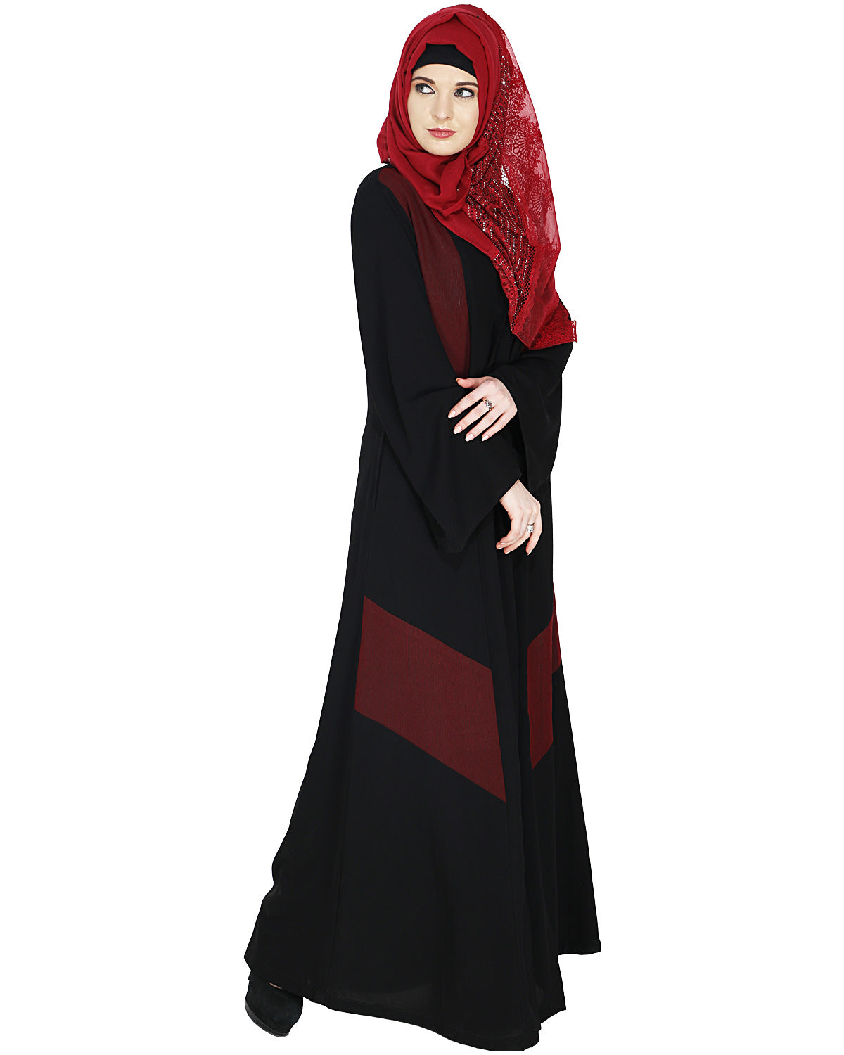 Modest Abaya Stylish Umber Brown