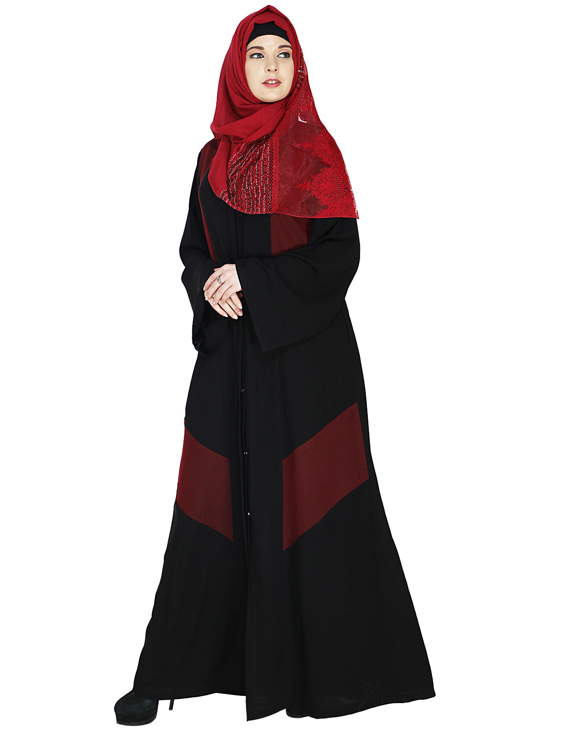 Modest Abaya Stylish Umber Brown