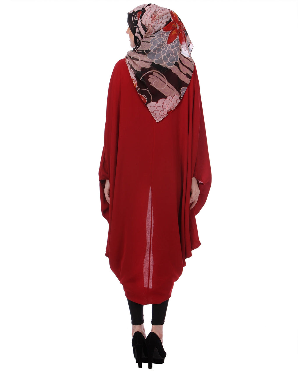 Maroon Kaftan Shrug Maroon