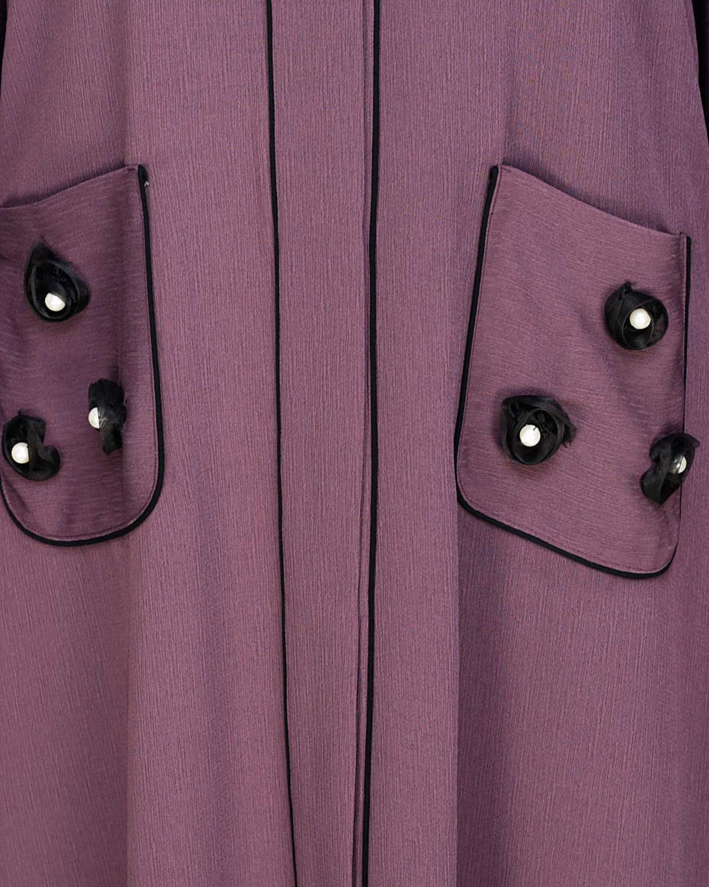 Classic Dubai Style Abaya Violet