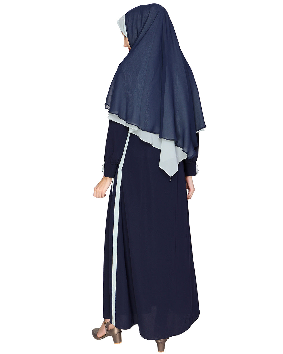 Abaya with Hijab Set Sage Green