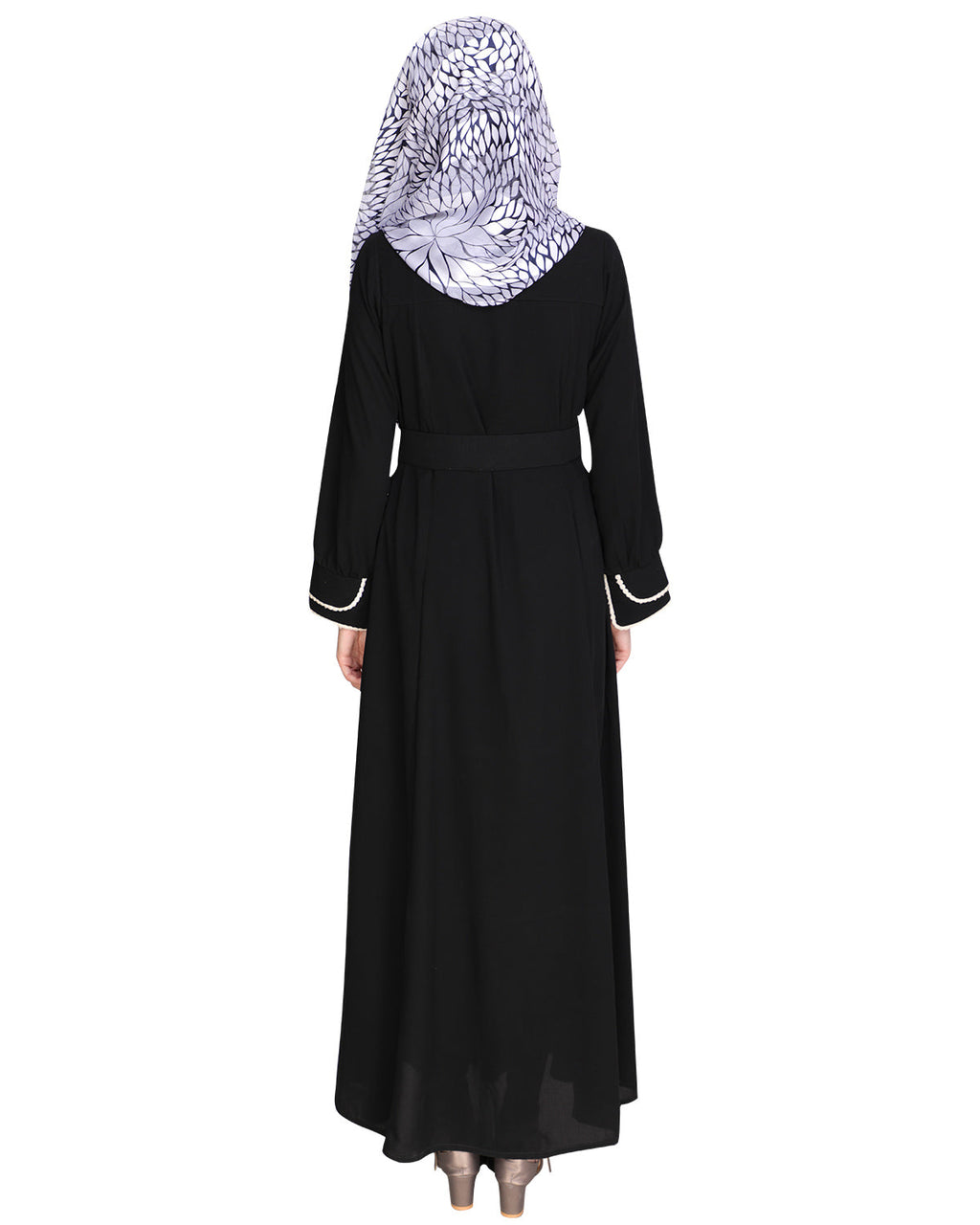 Shirt Style Maxi Dress Black