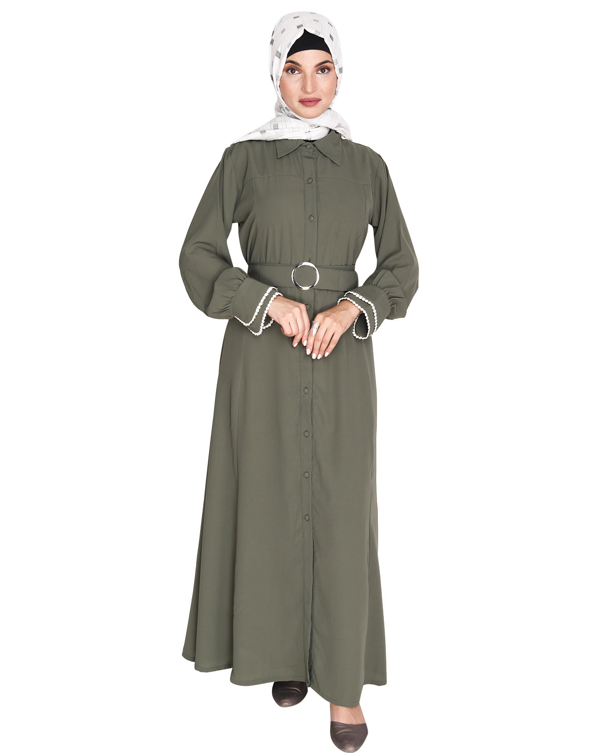 Shirt Style Maxi Dress Dead Mint