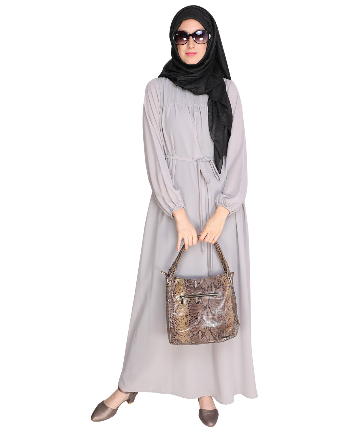 Symetric Maxi Dress Ice Blue