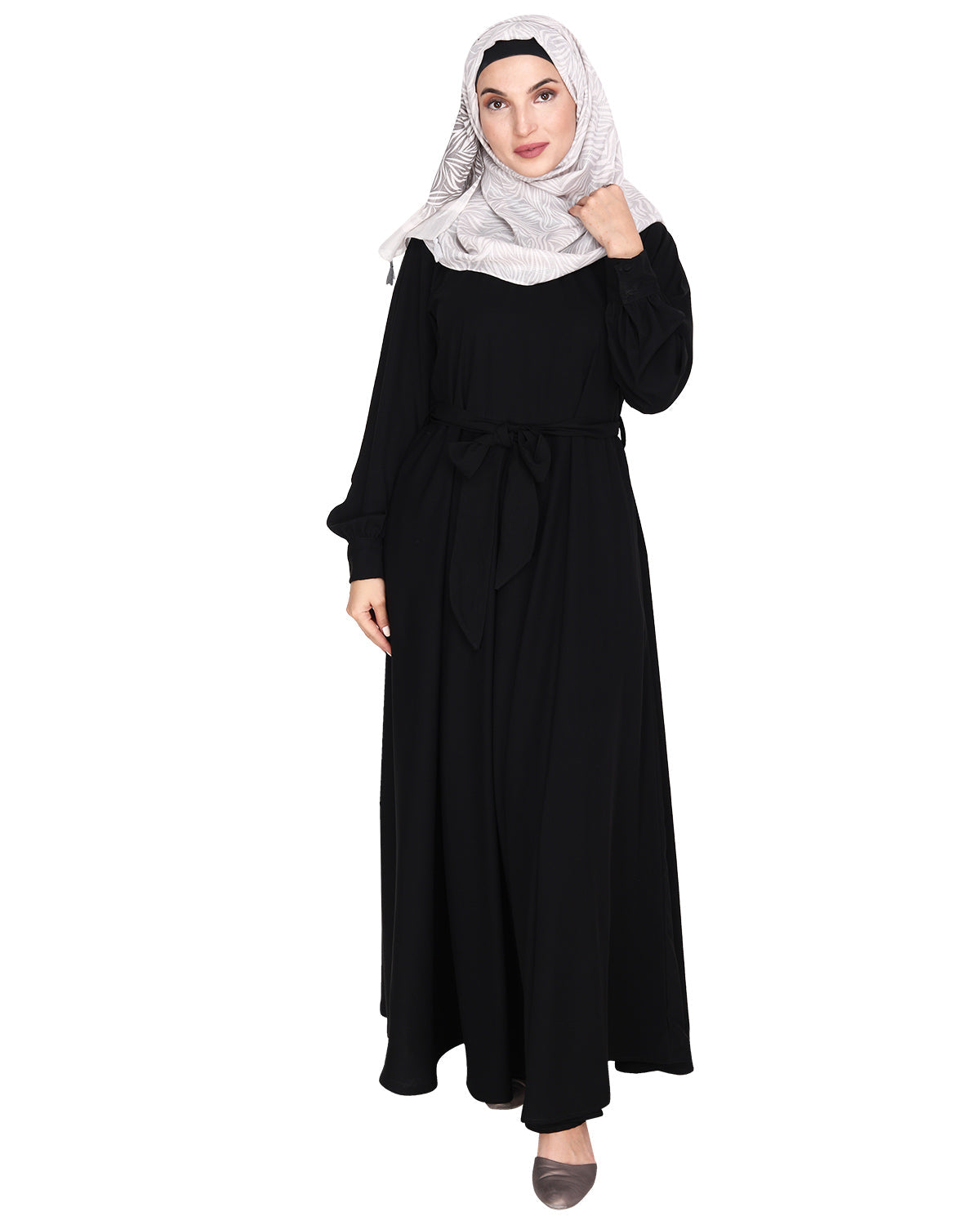 Gathered Neck Maxi Dress