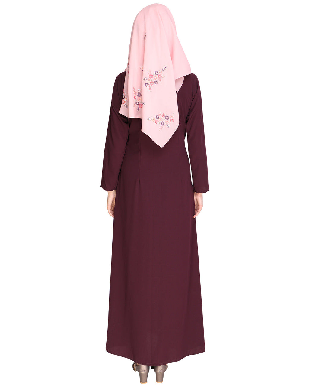 Angarkha Style Purple Abaya Purple