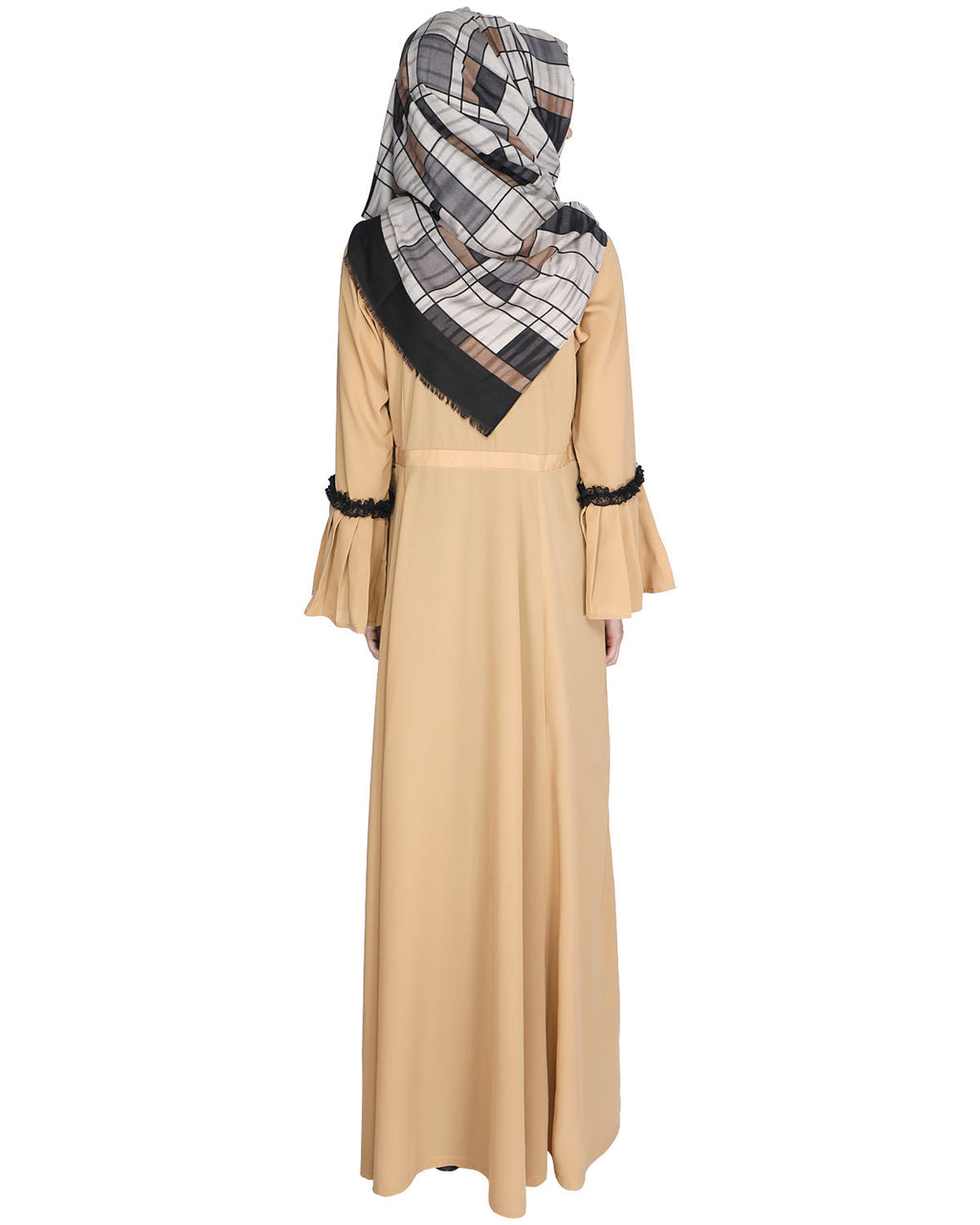 Fairy Frill Abaya Brown