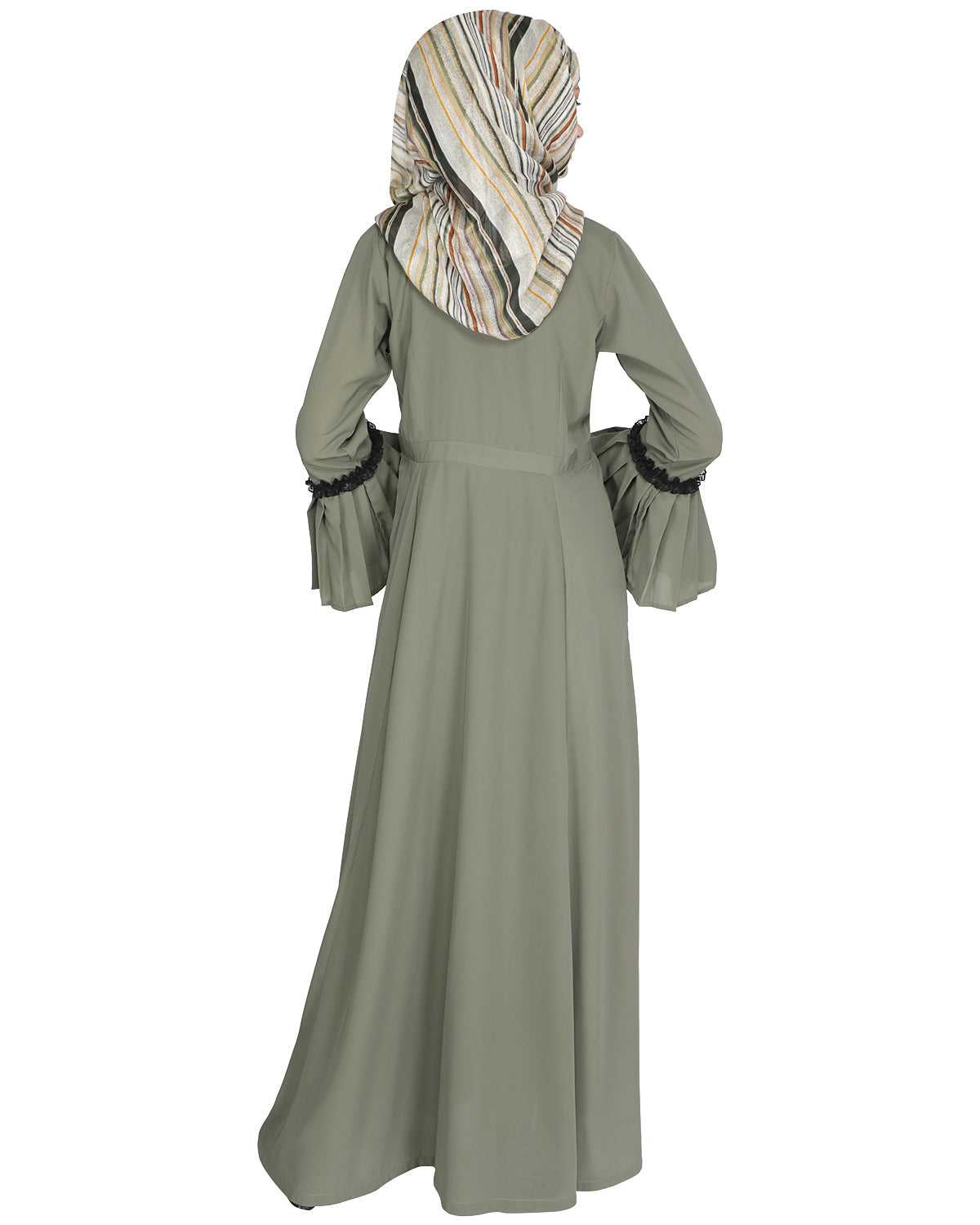 Fairy Frill Abaya Mint