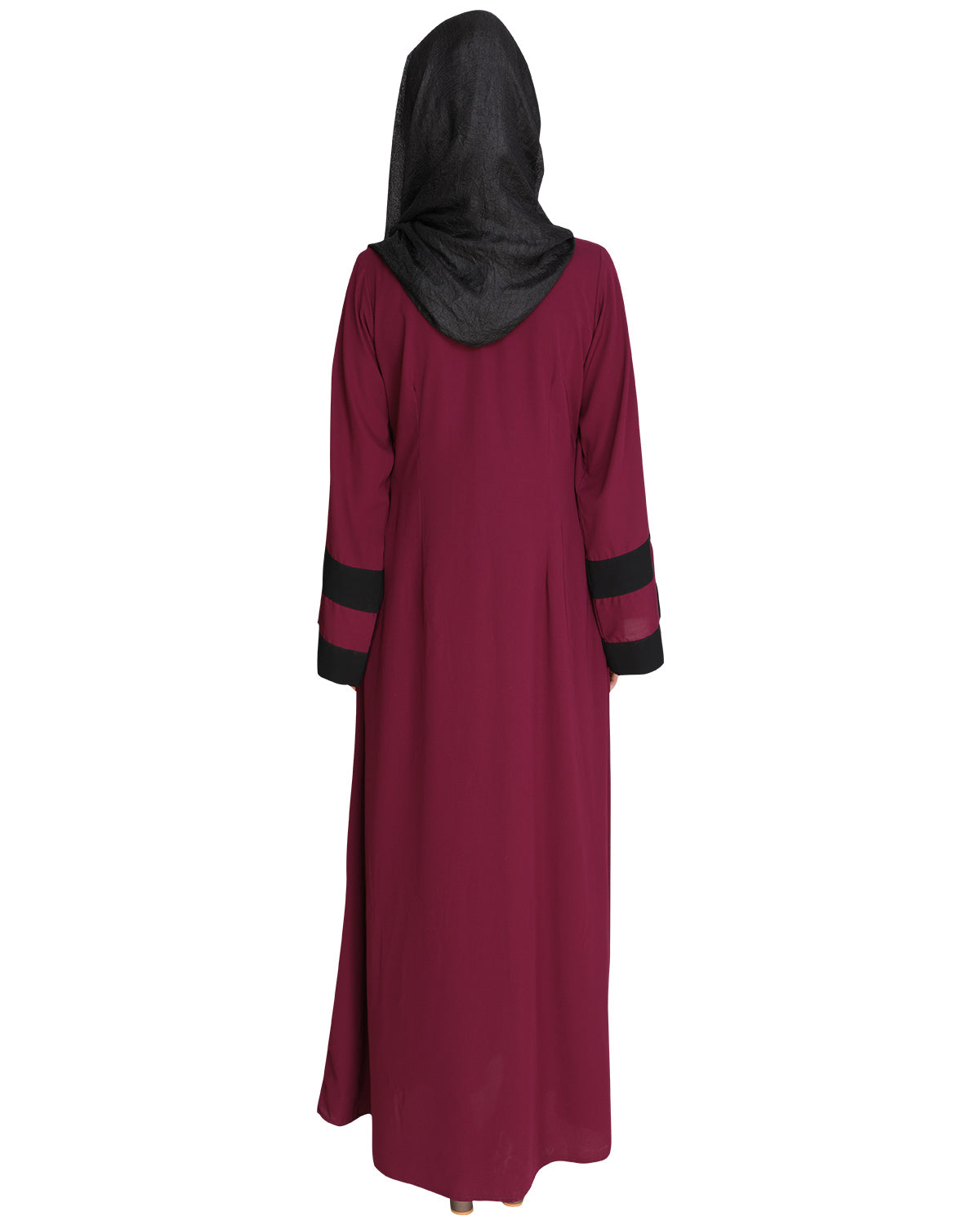 Contemporary Anchor Abaya Purple