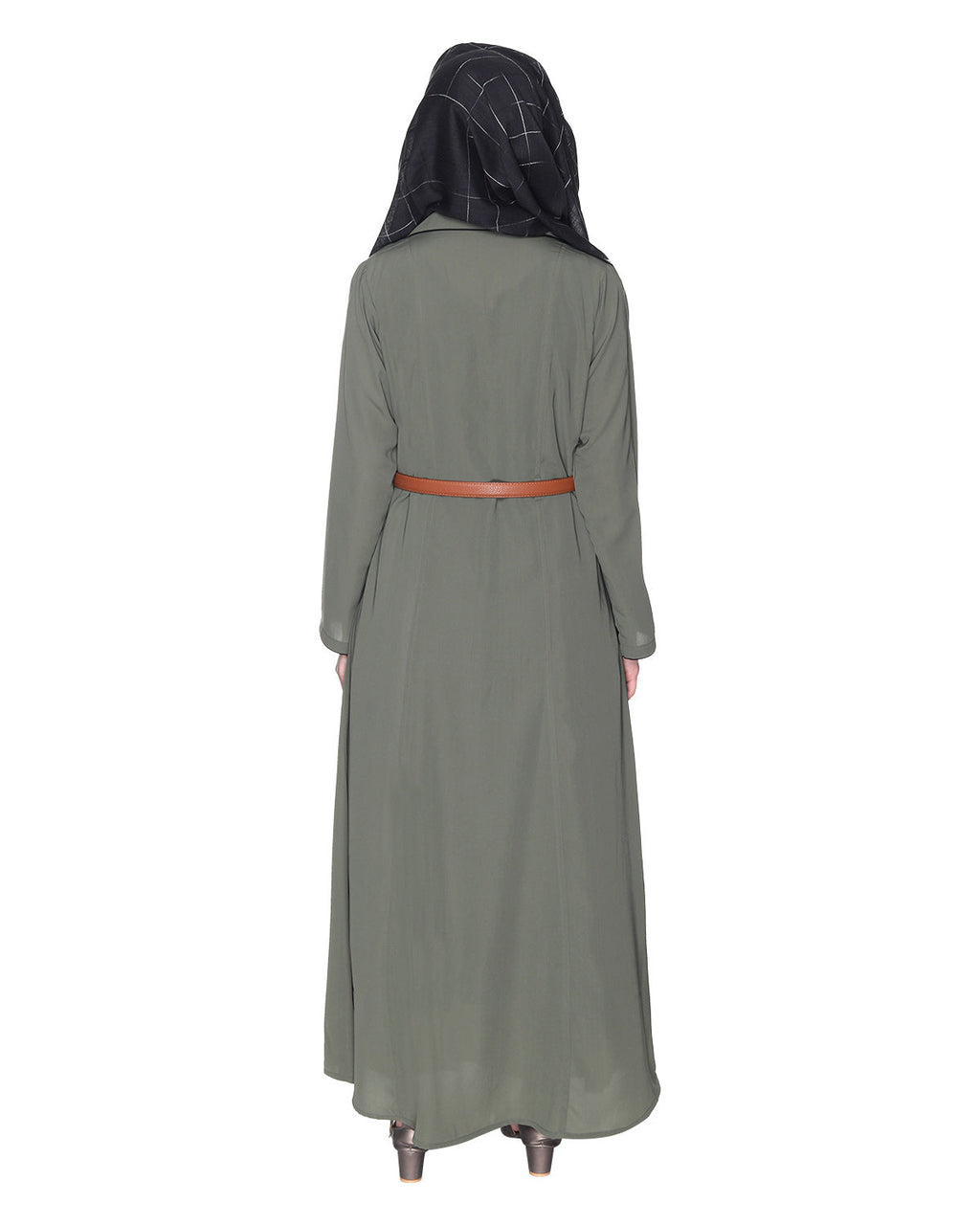 Dead Mint Coat Style Abaya Dead Mint