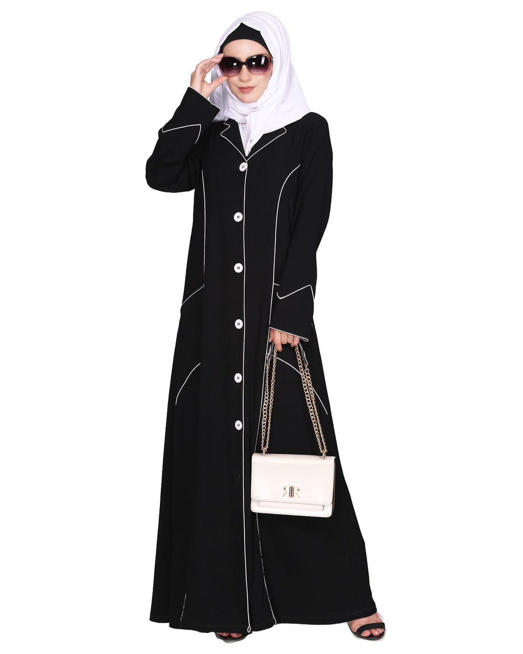 Smart formal professional's Abaya Black