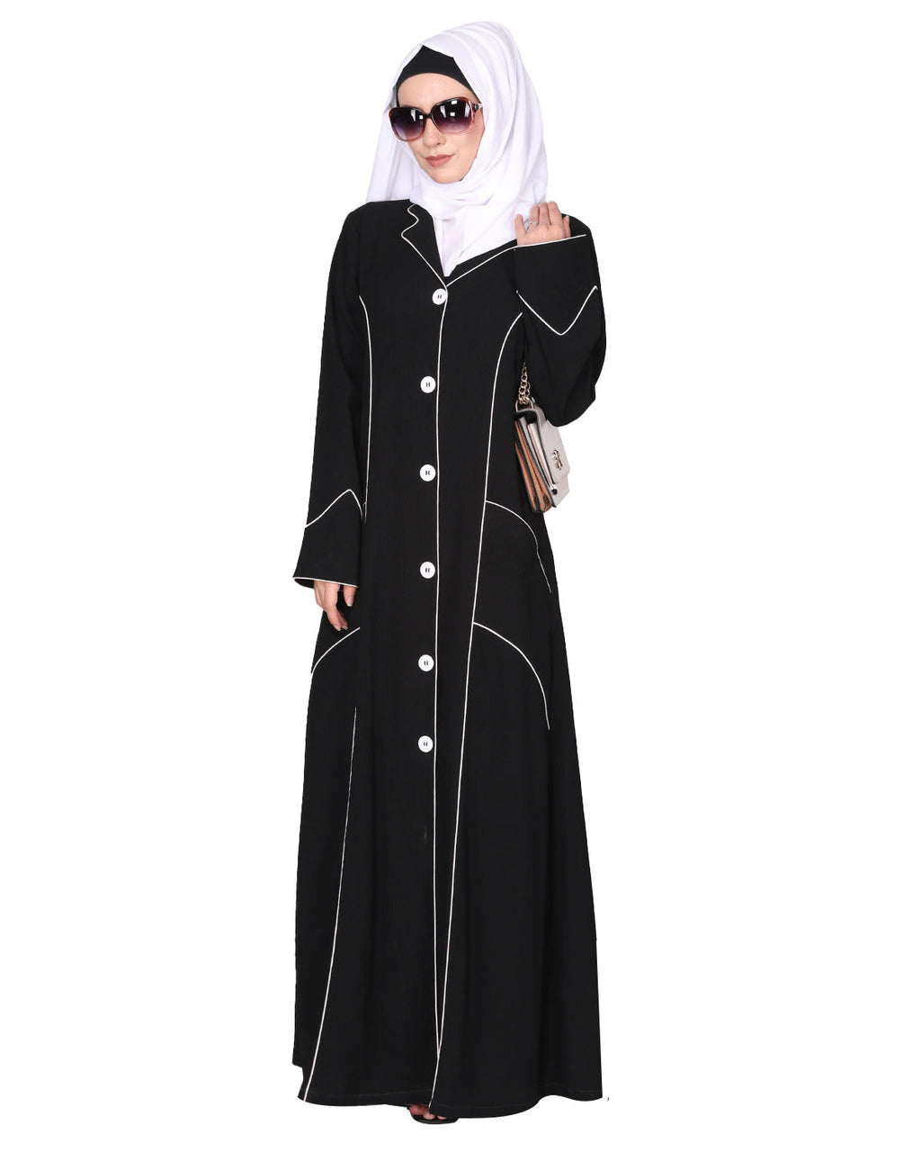Smart formal professional's Abaya Black