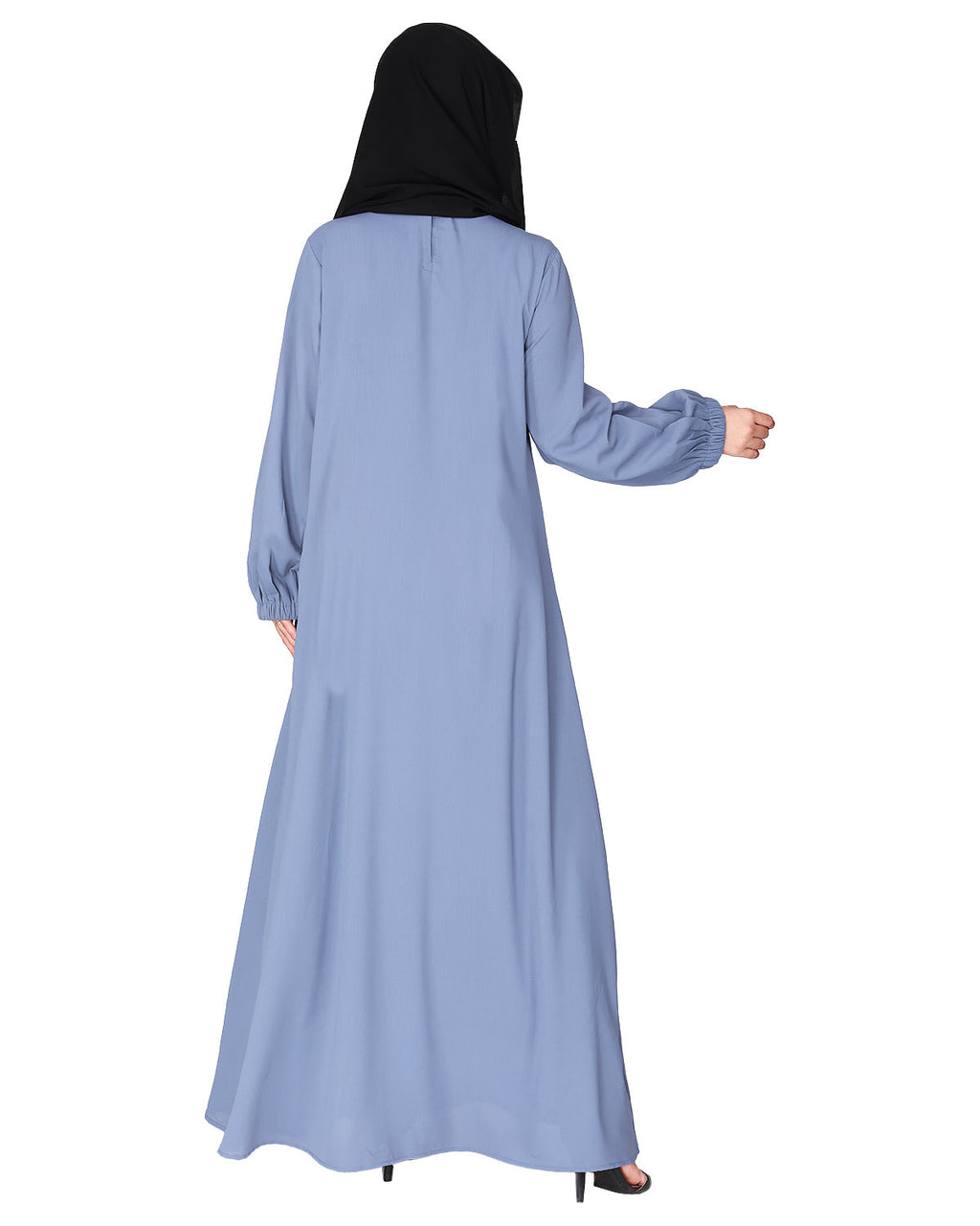Casual Gown style Abaya Teal Blue