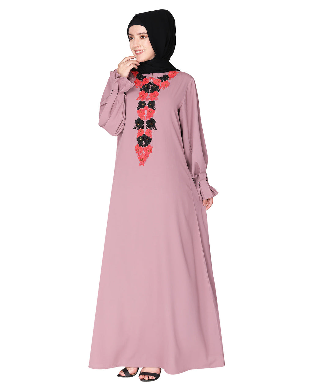 Trendy with Stylish Beaded roses Onion Pink