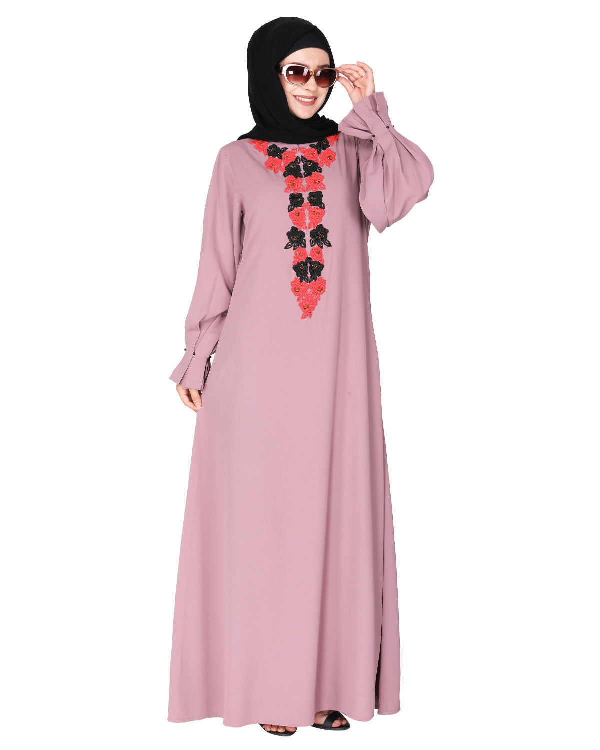 Trendy with Stylish Beaded roses Onion Pink