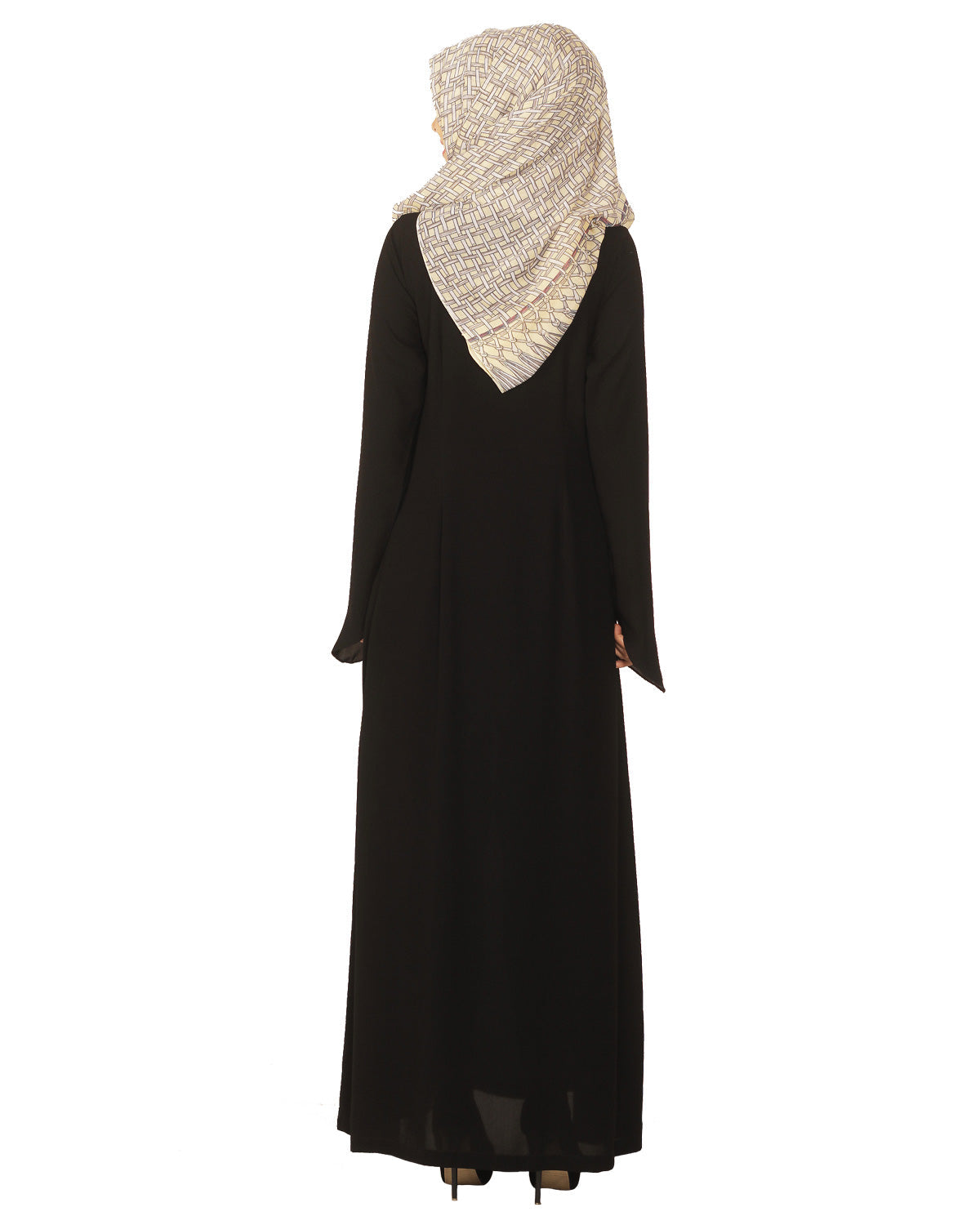 Pintuck Abaya Classice Black