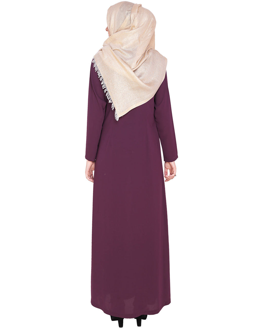 Trendy Abaya Dress Purple