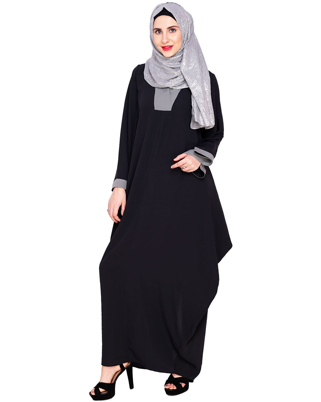 Wine Kaftan Olive Free Size