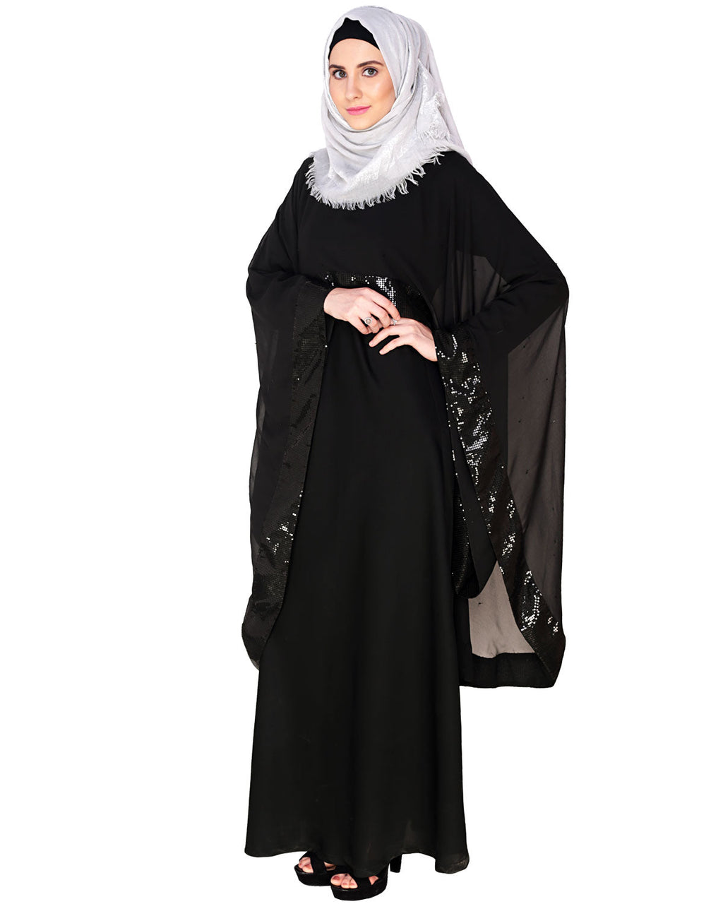 Black Cape Abaya