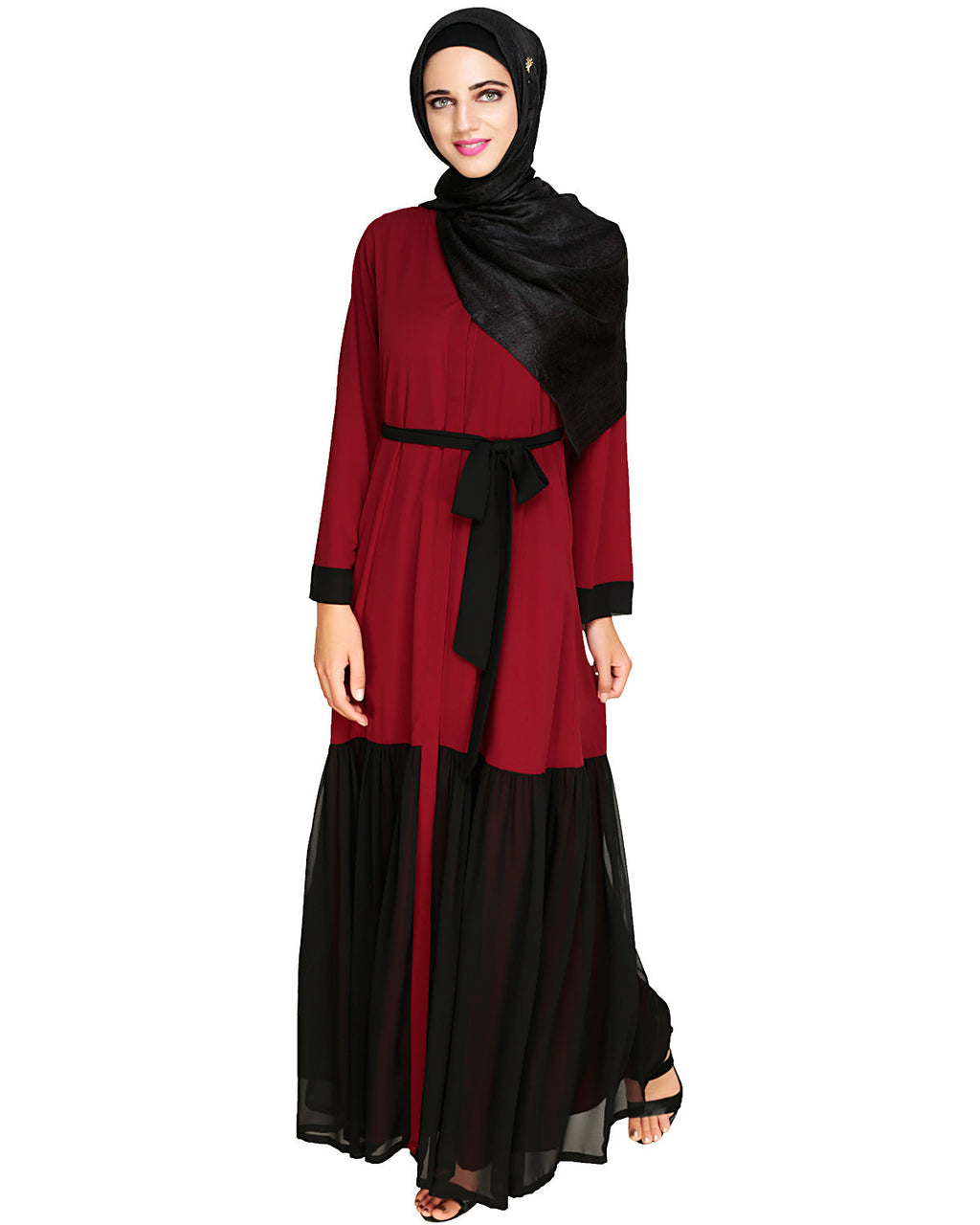 Glory Muster Abya Black & Wine