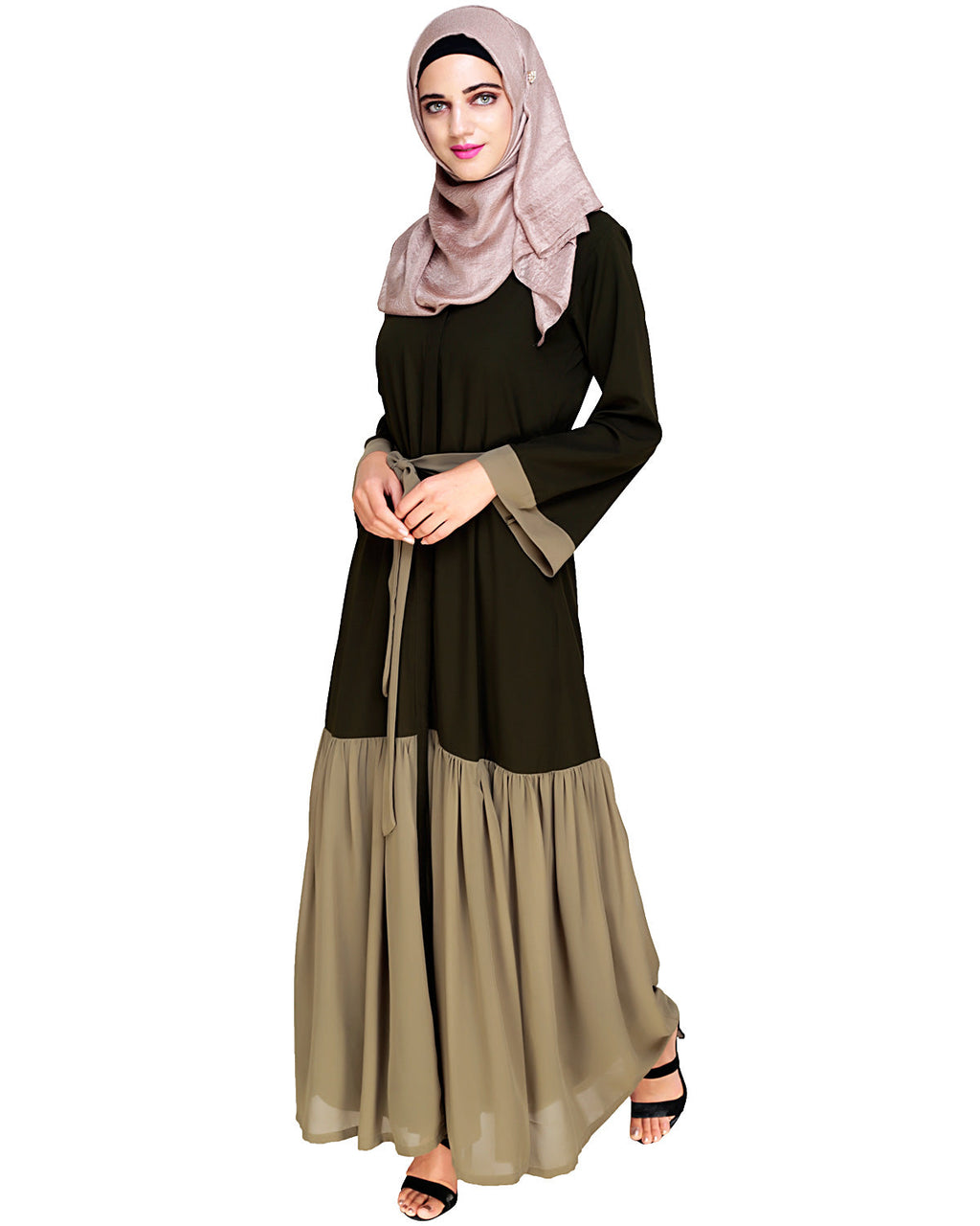Glory Muster Abya Olive & Mint Green