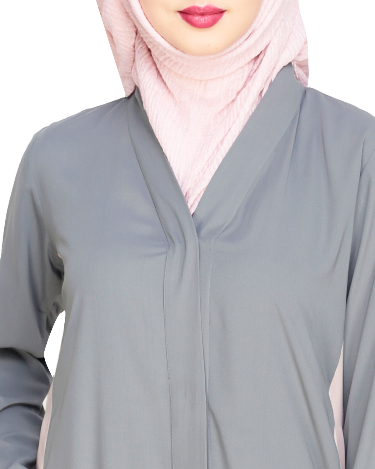 Side Panelled Abaya Brown