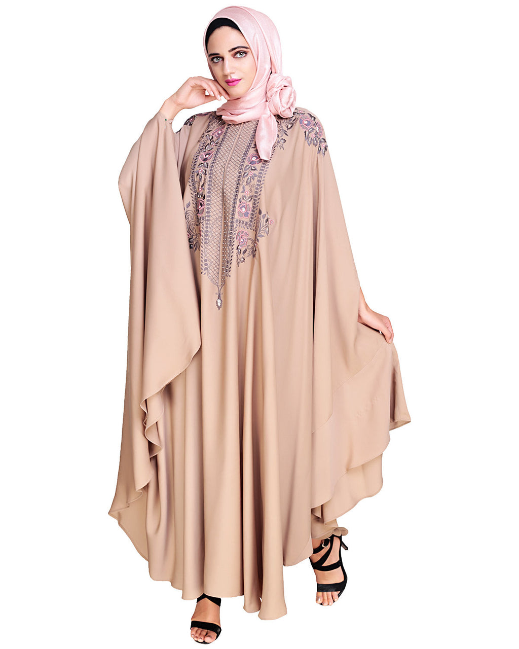 Royal Beige Irani Kaftan Beige