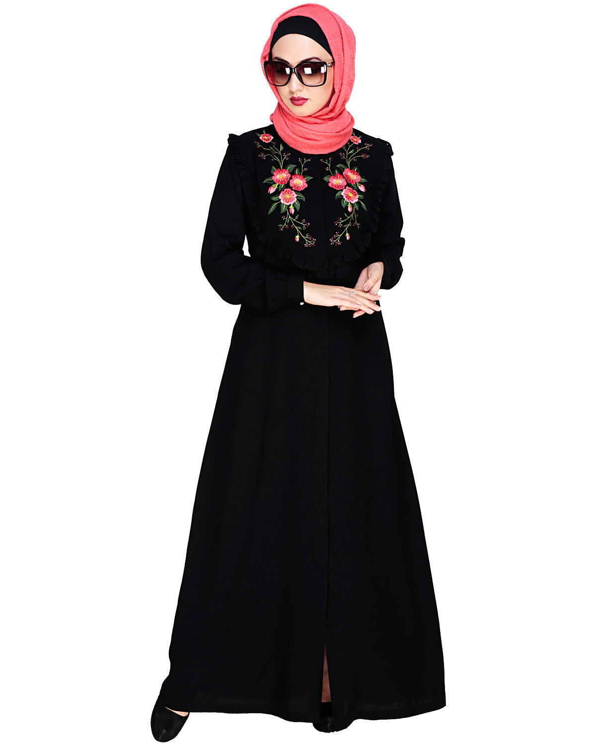 Ruffled Affair Abaya